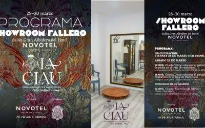 La Clau Indumentaria participa en el Showroom Fallero organizado por el Gremio Artesano de Sastres y Modistas en el hotel Novotel Valencia Lavant